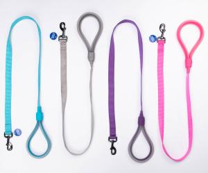 Quality Silicone Handle Durable Nylon Dog Leashes Training And Walking Dog Rope Leash wholesale