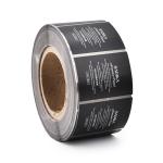 Custom Self Adhesive Wine Bottle Label Gold Foil Bottle Sticker