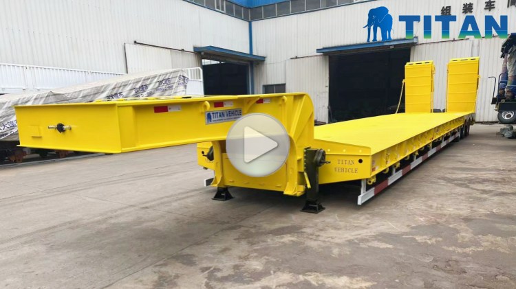 TITAN 3 Axle Low Bed Semi Trailer for Sale Price