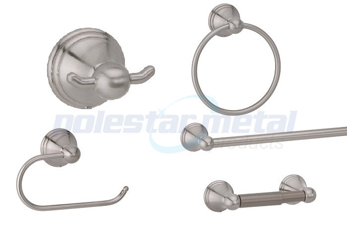 Hotel Bathroom Hardware Accessories 18" Polished Chrome Polished Brass Towel Bar