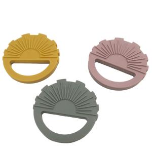 Quality FDA Approved BPA Free Teether Sun Design Silicone Material For Toddler wholesale