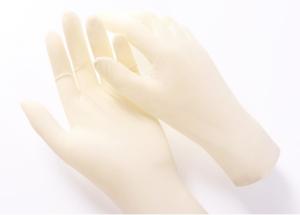 Quality Waterproof Disposable Medical Latex Gloves Without Powder wholesale