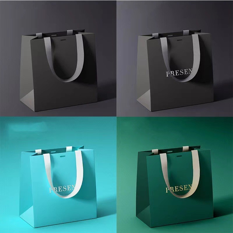 Custom Order Acceptable Boutique Shopping Bolsa De Papel with Customized Logo Printing