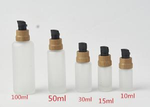 Quality Recyclable Frosted Cosmetic Bottles 15ml 30ml 50ml For Lotion Eye Cream wholesale