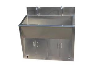Quality 1-1.2mm Stainless Steel Thickness Customized Hands Free White / Grey Wash Sink wholesale