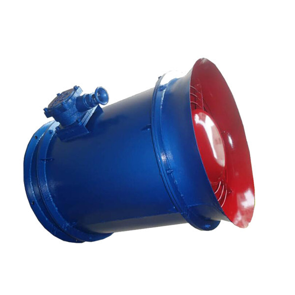 Mine Wet Dust Removal Mining Cooling Fan Local Axial Flow