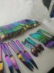 Small Stainless Steel Barber Scissors Titanium Coating Machine