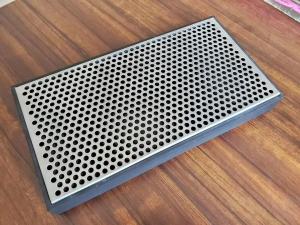 China Customized Powder Coating Hexagonal Perforated Sheet Aluminum Metal Panel on sale