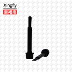 Curved Fingernail Polish Brushes For Screw Cap Nail Care Bottles