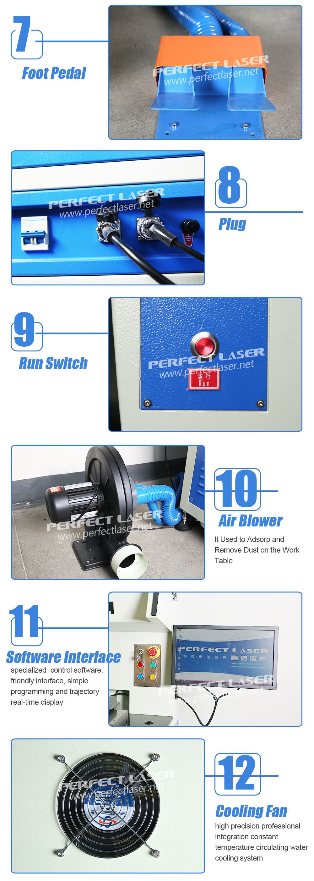 20W 50w Laser Scribing Machine , Fiber Laser Cutting Machine For Solar Cell