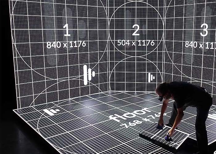 Striking Full Color SMD 1921 LED Floor Display Screen for Stage Rental Customizable Cabinet Size