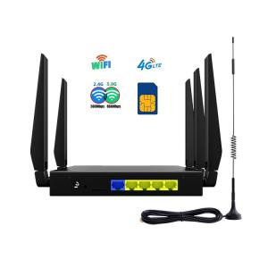 Quality Mobile Unlocked CPE SMA 2.4 5.8G Dual Band Sim 4g Lte Router For Cctv Camera Car wholesale