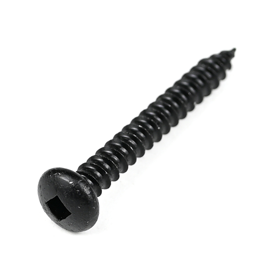 Black Ruspert Coating Stainless Steel Square Pan Head Wood Timber Screws