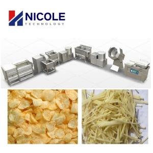 Fully Automatic Small Scale Potato Chips Making Machine Industrial 220V - 440V