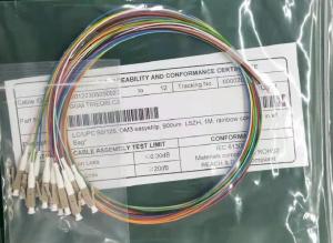 Quality simplex UPC Optical Fiber Pigtail Lc Om3 Easy Strip 900um wholesale
