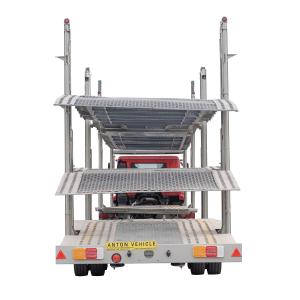 Quality Double Deck Hydraulic Lifting SUV Car Carrier Box Trailer with 24hour Online Service wholesale