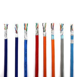 Quality Practical Multicolor UTP Cat5e CCA , 0.95mm Copper Clad Aluminum Cat5e 8 Pairs wholesale