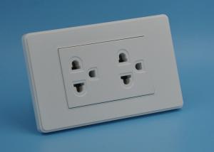Quality White Standard Two Gang Outlet , American Standard Electric Wall Sockets wholesale