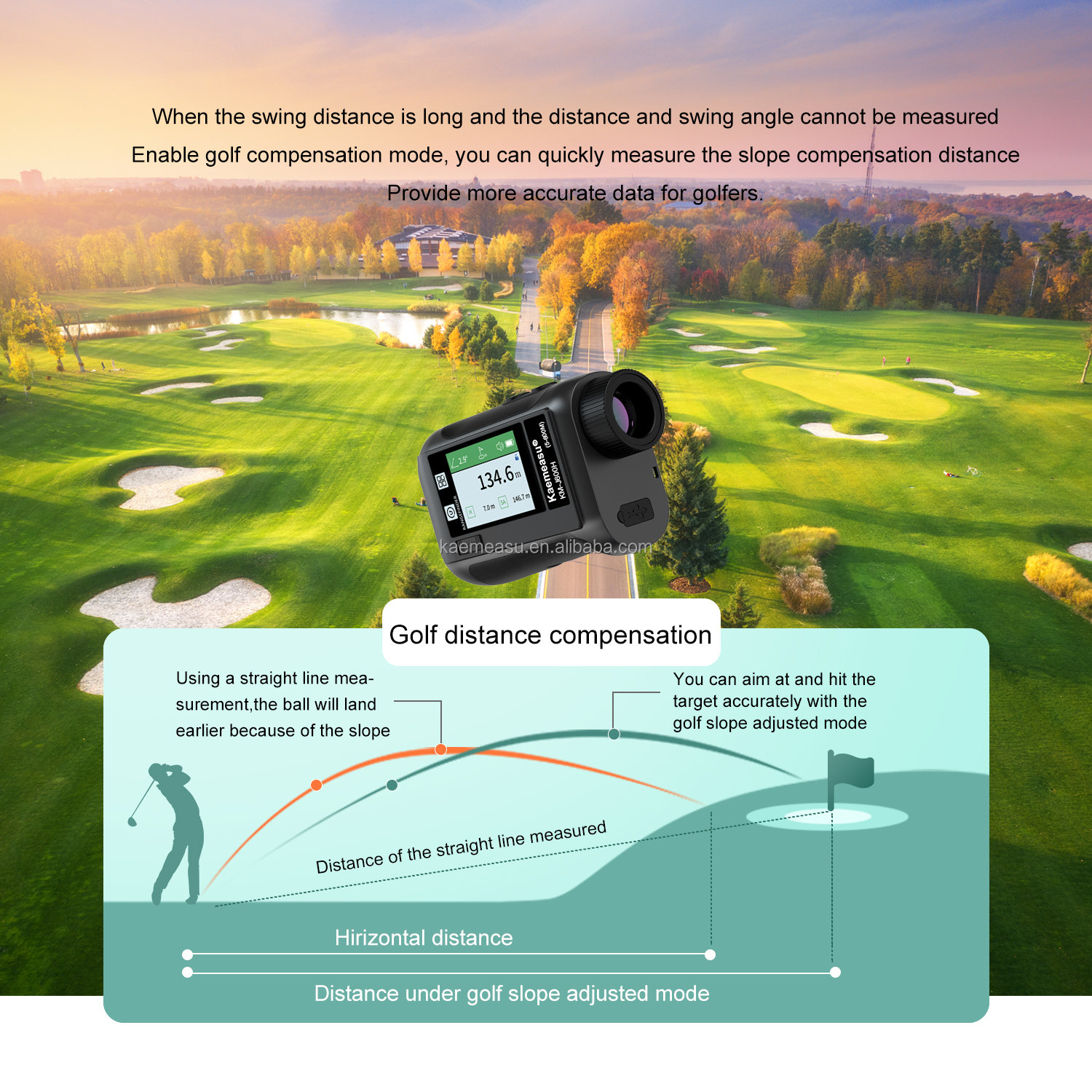 1500m Range Finder Monocular Telescope Hunting Rangefinder Golf Distance Meter Laser Distance Meter Golf Rangefinders