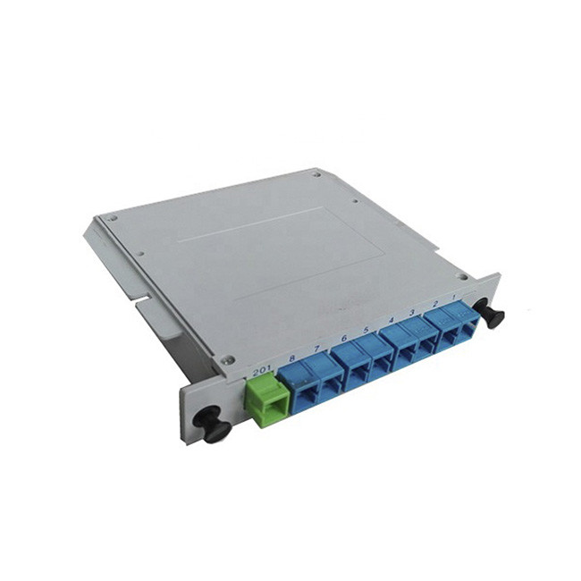 16 Slots 1x8 Fiber Optic Splitter 19 Inch 3.5U LGX Chassis