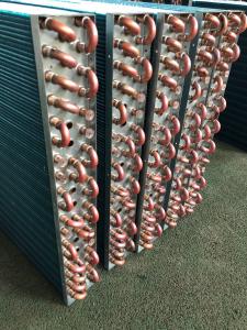 Quality Golden Aluminum Copper Fin Coil Tube L Shape Evaporator wholesale