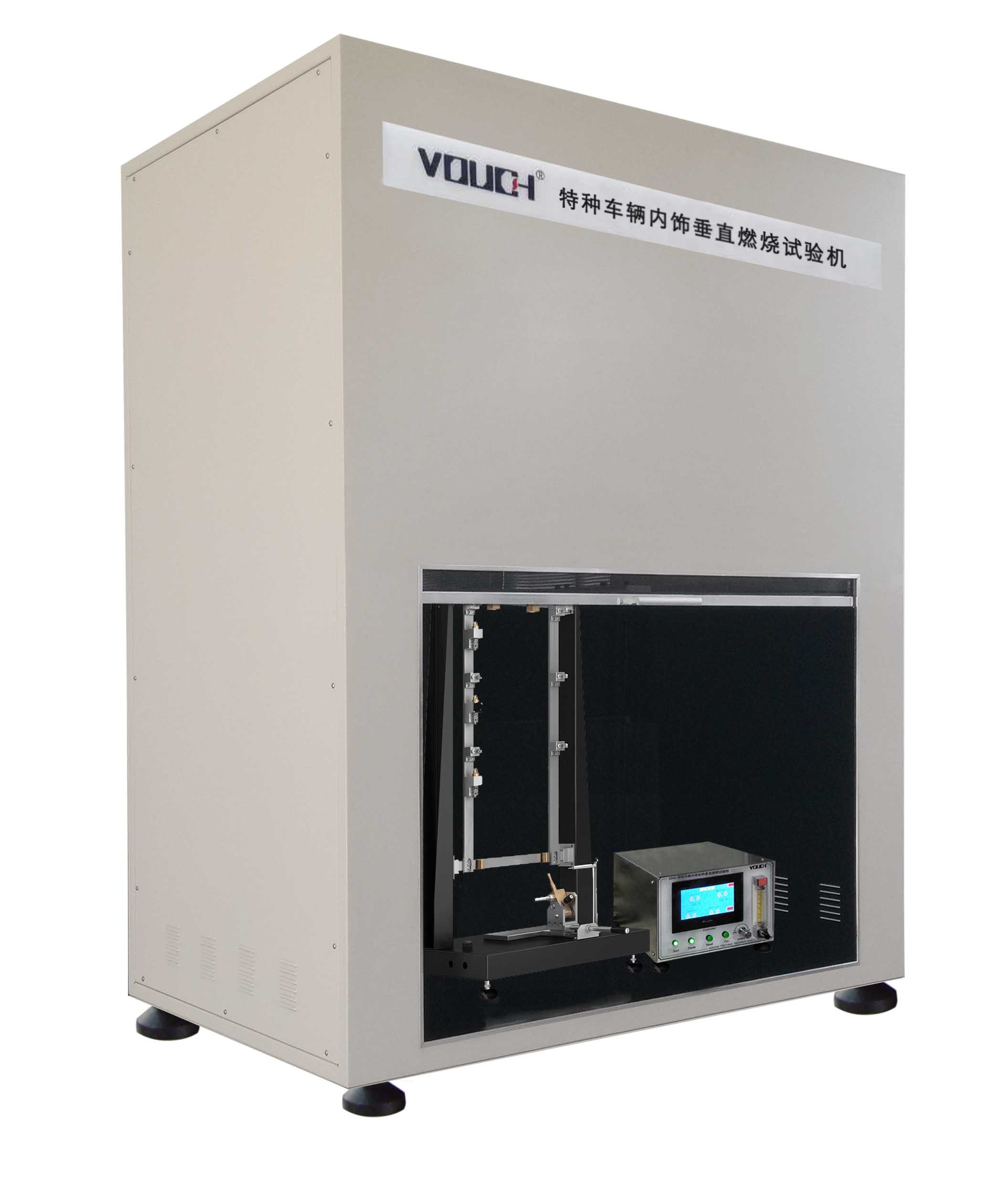 0～999. 9S Vertical Flame Test Chamber Aircraft Materials Fabric Burning Test