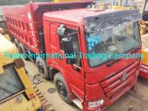Quality Used HOWO 8× 4 Dump Truck, 6× 4 Good Condition Low Price wholesale