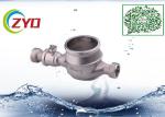High Grade Bathroom Plumbing Accessories Blue / Silver Durable Water Meter Body