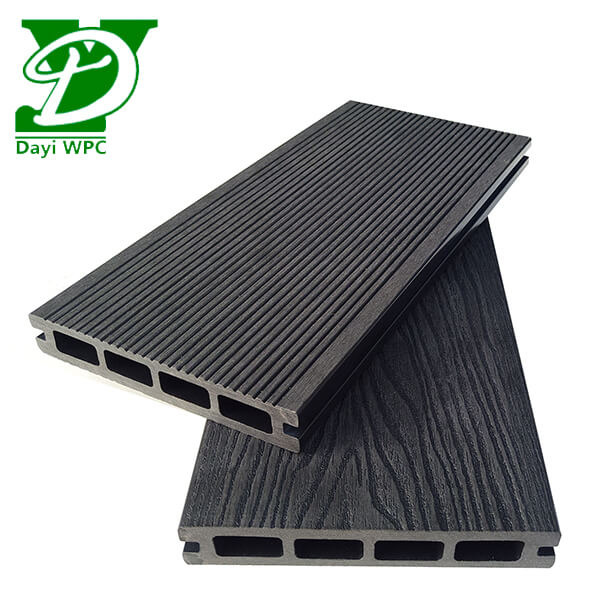 Premium Waterproof Longboard Embossed Wood Plastic Composite Decking