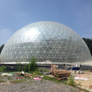 Quality 35m strong steel structure large dome tent for luxury outdoor hotel wholesale