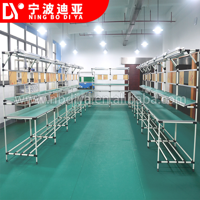 Lean Pipes Aluminium Work Bench Anti Static For Industrial Workshop