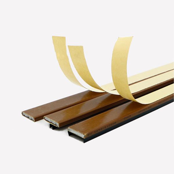 Brown PVC Fire Proof Fire Resistant Seals With Sodium Silicate Fillings 4mm X