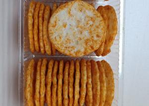 Quality BRC Non GMO BBQ Roasted Round Rice Crackers Snacks Savory And Crispy Tastes wholesale