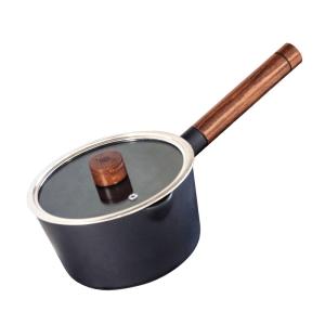 Quality 7inch 2L Induction Aluminium Milk Pan Induction Compatible BSCI Certified wholesale