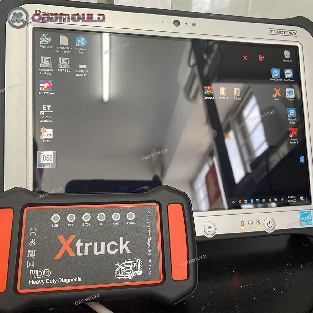 FZ G1 Tablet Diagnostic Tool X Trunk Y009 Applicable To Heavy-duty Truck Excavator Structure Diesel Engine OBD2 Scanner Adapter