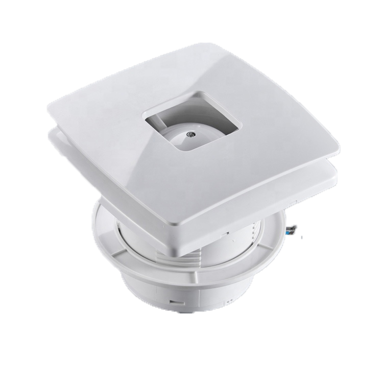 DC Electric Current Type Plastic Blade Material Wall Mounted Bathroom Air Extractor Fan