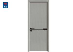 Quality Exterior Bathroom Doors Wood Plastic Composite gray Wpc Eco-Friendly Door wholesale