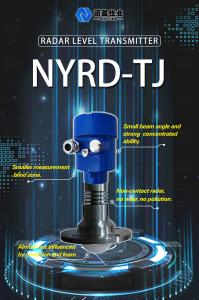 China Strong Corrosive Liquid Non Contact 26GHz NYRD-TJ-A Radar Water Level Sensor Measurement Transmitter on sale