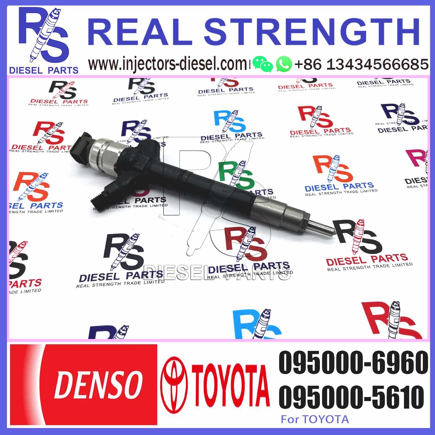 injector nozzle 23670-0R030 23670-09240 injector for Toyota 1AD-FTV common rail injector 095000-6410 095000-6960