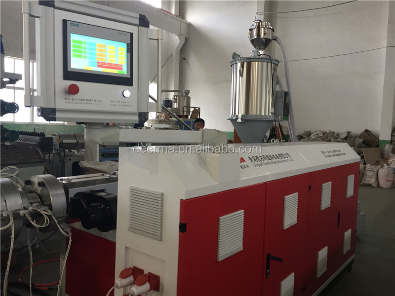 High Productivity Extruder Plastic Machine 160mm - 250mm HDPE Extrusion Line 8 Kg Capacity