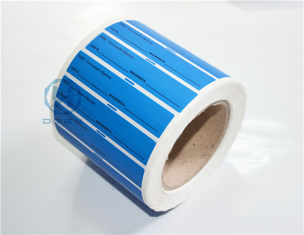 Custom Tamper Evident Label Tape Blank Security Seal Label Roll