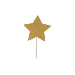 Wedding Dessert Birthday PE Star Cupcake Toppers
