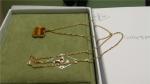 Van Cleef & Arpels 18K Yellow Gold Necklace Alhambra Necklace With New Stamp