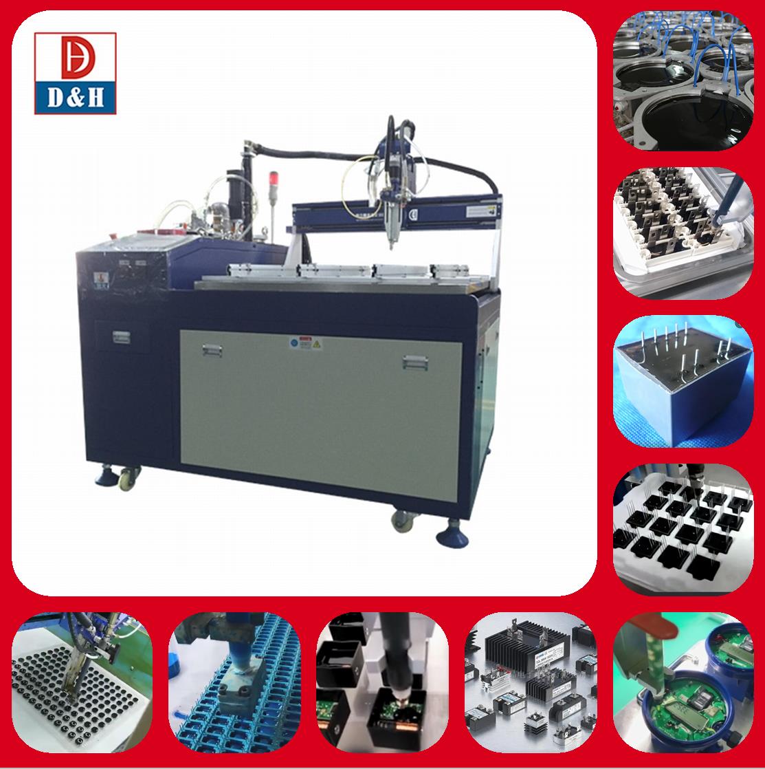 Epoxy Resin Dispensing Machine with 500KG Weight and Automatic AB Mixing Function
