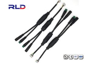 Quality PVC Rubber Male Female 2 Pin IP65 Waterproof Cable Splitter wholesale