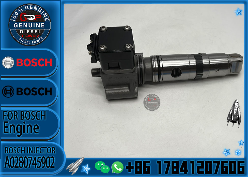Fuel injector 0414799018 0986445102 0280745902 0414799030 A0280745902 Compatible with Common Rail Fuel Injector