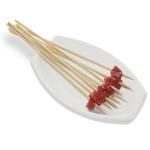 China food grade bamboo round fruit bamboo skewer 4mm 25cm wooden stick bamboo
