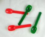 15cm Coloful PP Disposable Ice Cream Spoon For Dessert