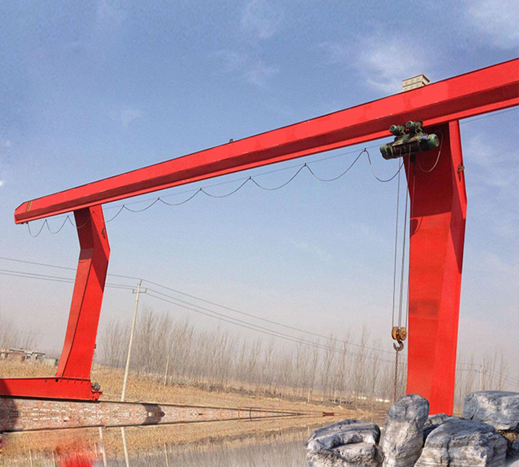 L Type Single Girder Goliath Crane Outdoor Overhead Crane For Workshop