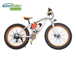 Quality Fat Tire 2 Wheel Electric Bike 26 Inch Suspension Top High Rate Motor 48V 350W wholesale